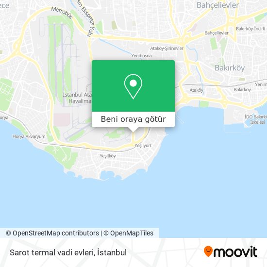 Sarot termal vadi evleri harita