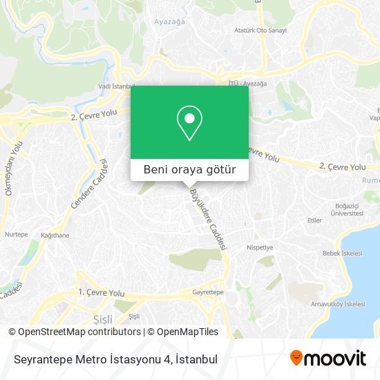 Seyrantepe Metro İstasyonu 4 harita