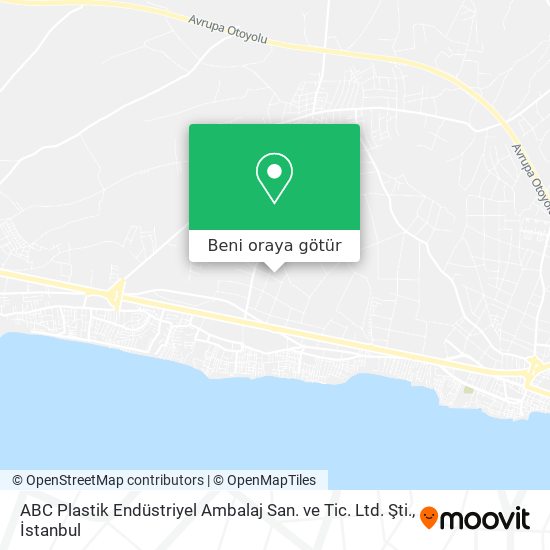ABC Plastik Endüstriyel Ambalaj San. ve Tic. Ltd. Şti. harita