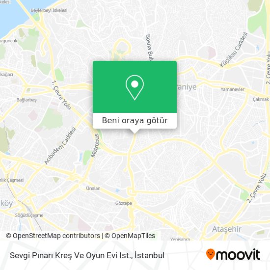 Sevgi Pınarı Kreş Ve Oyun Evi Ist. harita