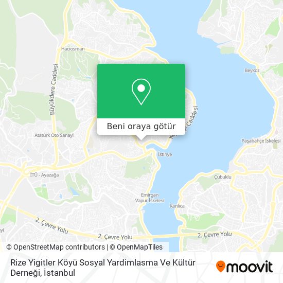 Rize Yigitler Köyü Sosyal Yardimlasma Ve Kültür Derneği harita