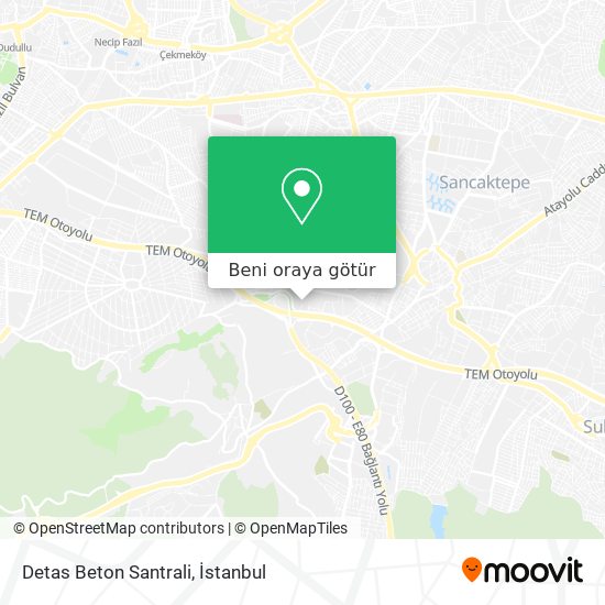 Detas Beton Santrali harita