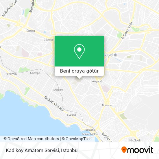 Kadıköy Amatem Servisi harita