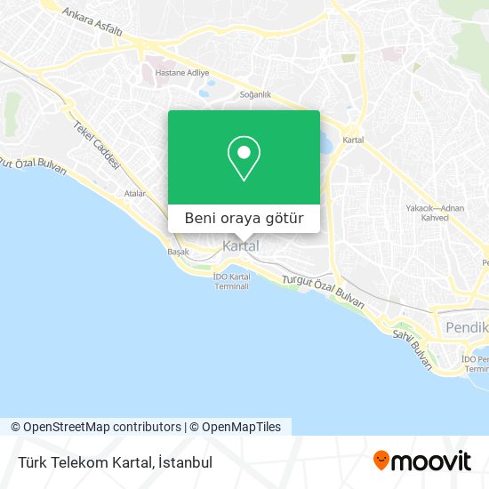Türk Telekom Kartal harita