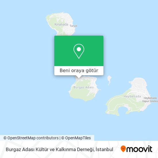 Burgaz Adası Kültür ve Kalkınma Derneği harita