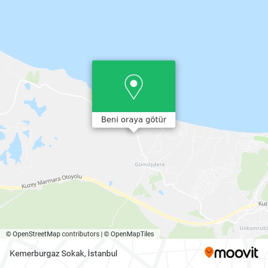Kemerburgaz Sokak harita
