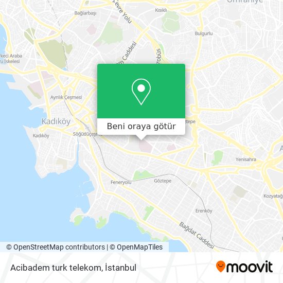 Acibadem turk telekom harita
