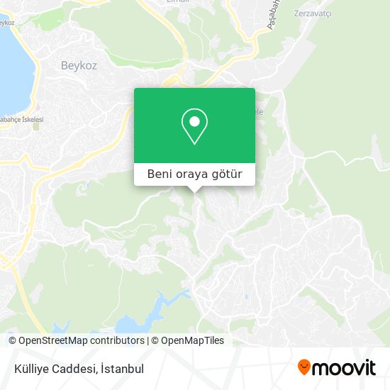 Külliye Caddesi harita