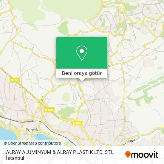ALRAY ALUMINYUM & ALRAY PLASTIK LTD. STI. harita