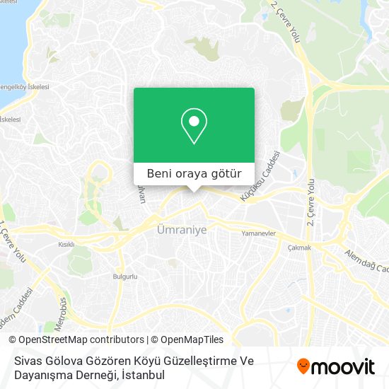 Sivas Gölova Gözören Köyü Güzelleştirme Ve Dayanışma Derneği harita