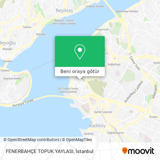 FENERBAHÇE TOPUK YAYLASI harita