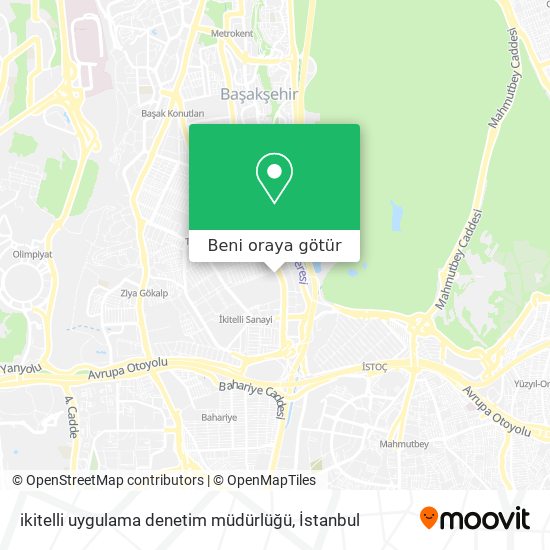 ikitelli uygulama denetim müdürlüğü harita