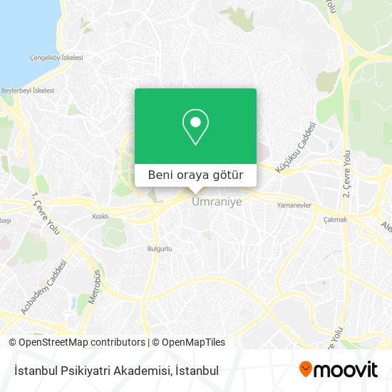 İstanbul Psikiyatri Akademisi harita