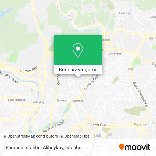 Ramada İstanbul Alibeyköy harita