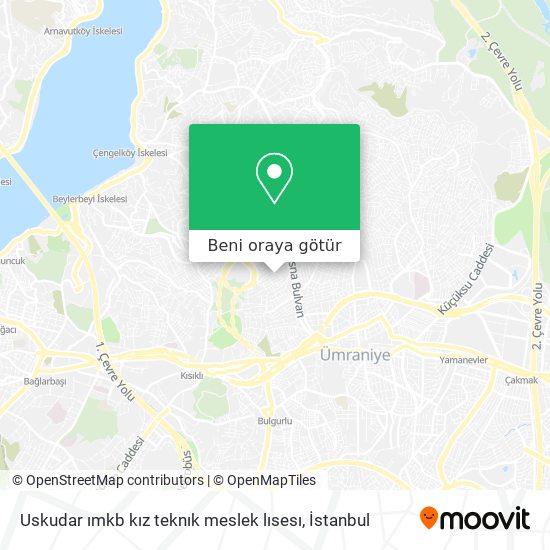 Uskudar ımkb kız teknık meslek lısesı harita