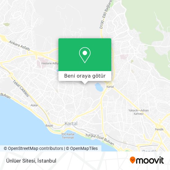 Ünlüer Sitesi harita