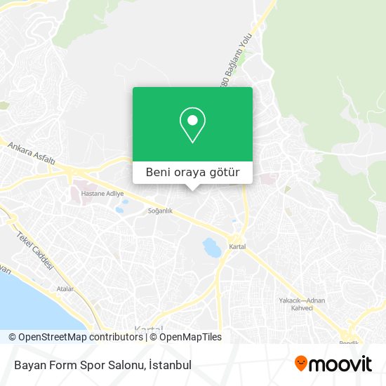 Bayan Form Spor Salonu harita