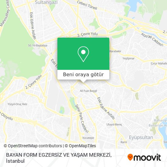 BAYAN FORM EGZERSİZ VE YAŞAM MERKEZİ harita