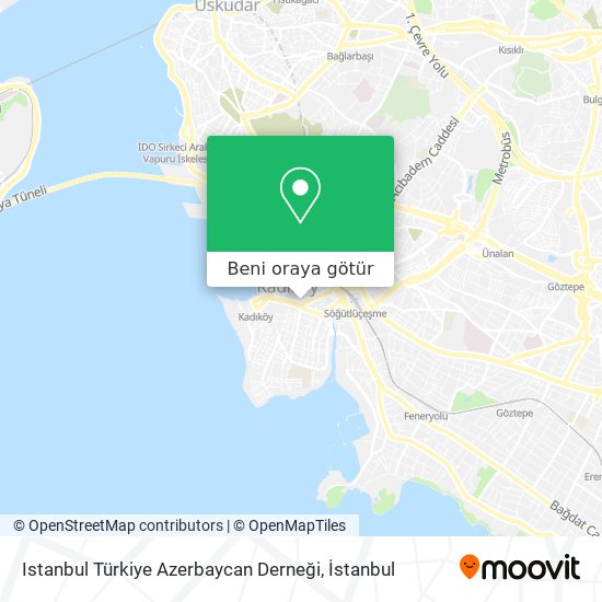 Istanbul Türkiye Azerbaycan Derneği harita