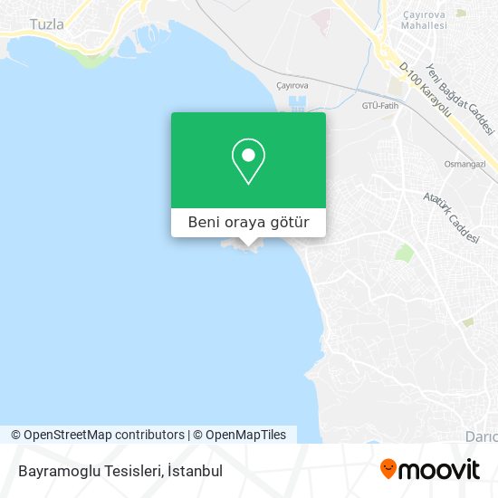 Bayramoglu Tesisleri harita