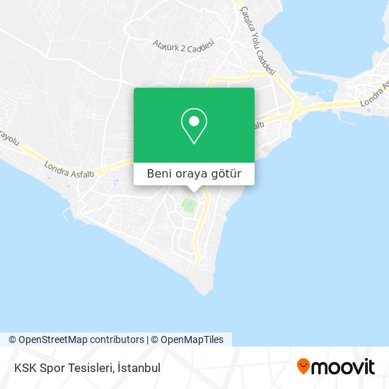 KSK Spor Tesisleri harita