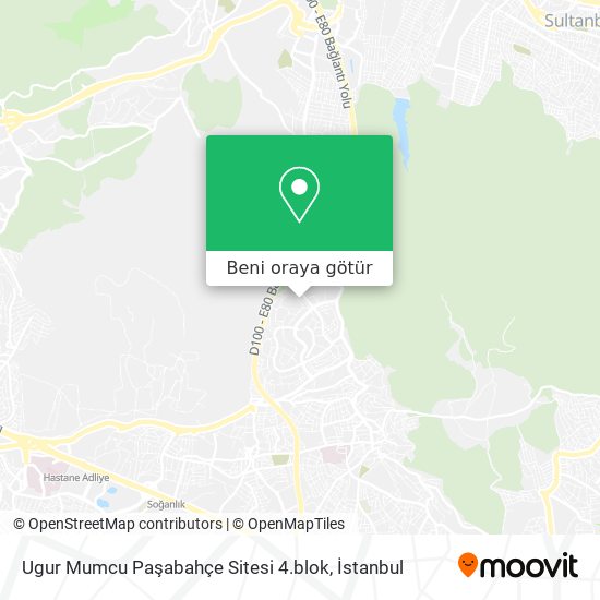 Ugur Mumcu Paşabahçe Sitesi 4.blok harita