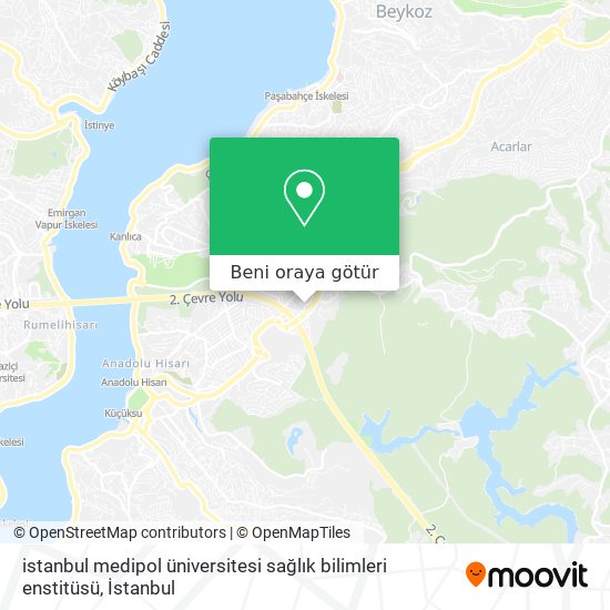 istanbul medipol üniversitesi sağlık bilimleri enstitüsü harita