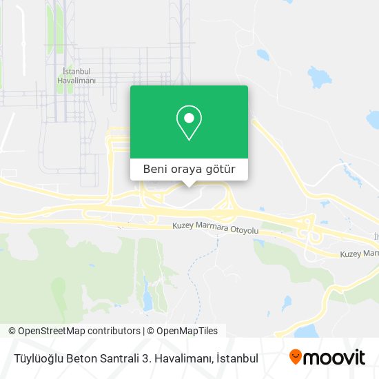 Tüylüoğlu Beton Santrali 3. Havalimanı harita
