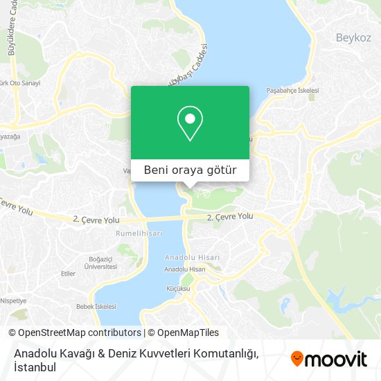 Anadolu Kavağı & Deniz Kuvvetleri Komutanlığı harita
