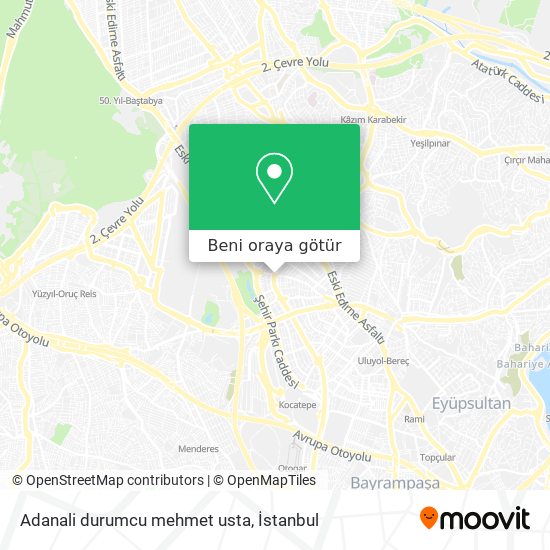 Adanali durumcu mehmet usta harita