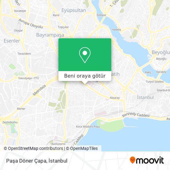 Paşa Döner Çapa harita