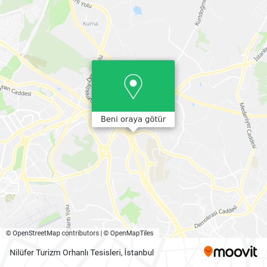 Nilüfer Turizm Orhanlı Tesisleri harita