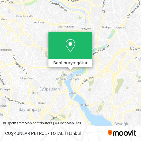 COŞKUNLAR PETROL - TOTAL harita