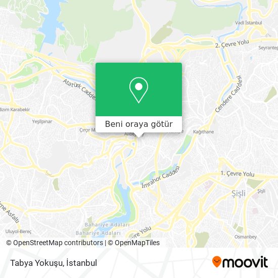 Tabya Yokuşu harita