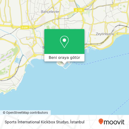 Sports İnternational Kickbox Studyo harita