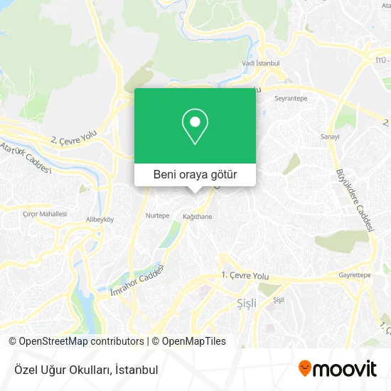Özel Uğur Okulları harita