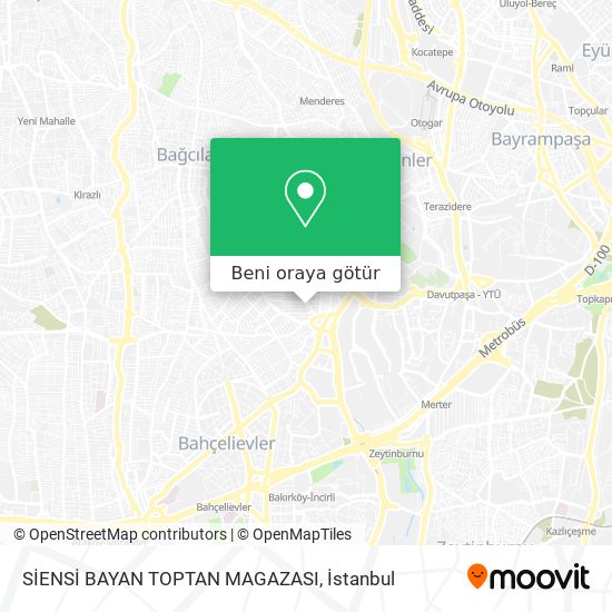 SİENSİ BAYAN TOPTAN MAGAZASI harita