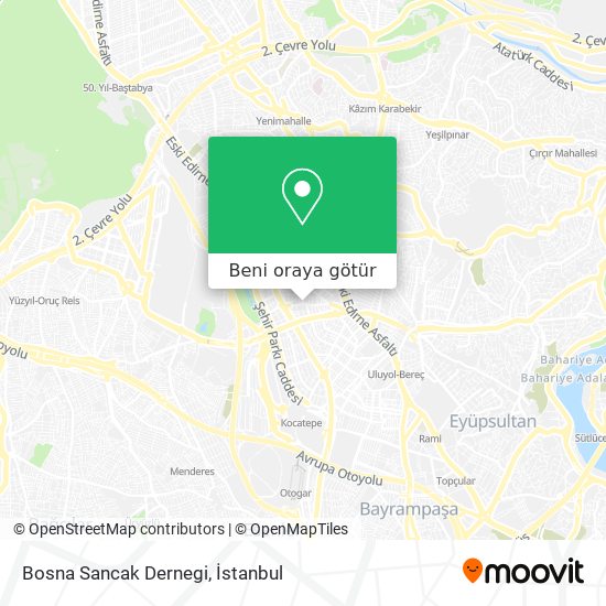 Bosna Sancak Dernegi harita