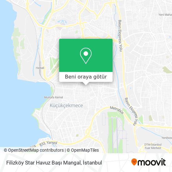 Filizköy Star Havuz Başı Mangal harita