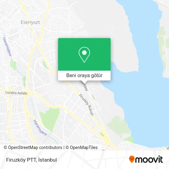 Firuzköy PTT harita