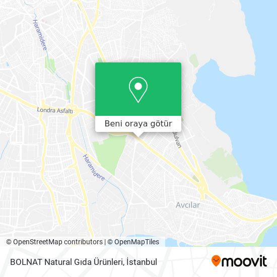 BOLNAT Natural Gıda Ürünleri harita