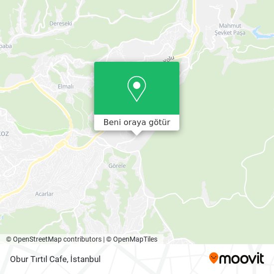 Obur Tırtıl Cafe harita