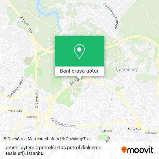ömerli aytemiz petrol(aktaş petrol dinlenme tesisleri) harita