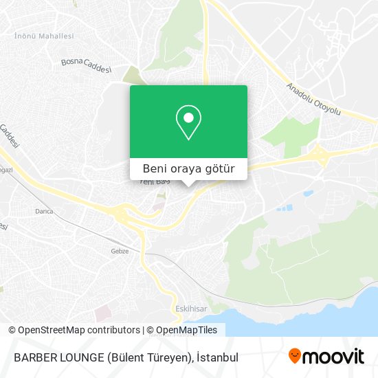 BARBER LOUNGE (Bülent Türeyen) harita
