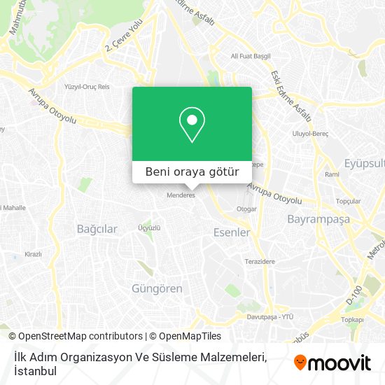 İlk Adım Organizasyon Ve Süsleme Malzemeleri harita