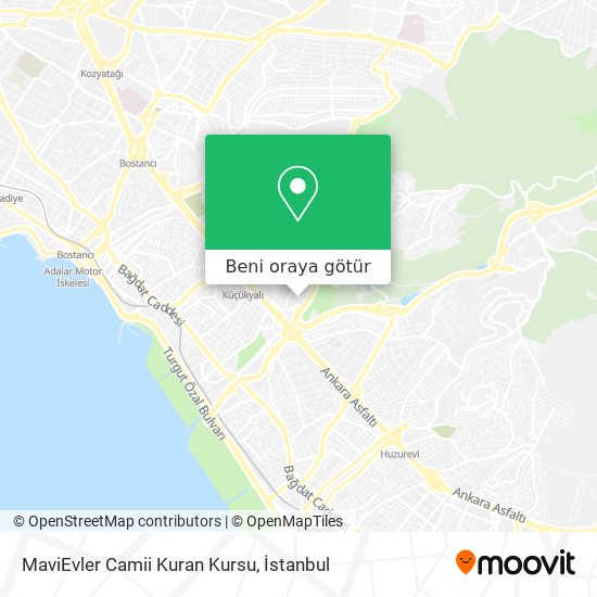 MaviEvler Camii Kuran Kursu harita