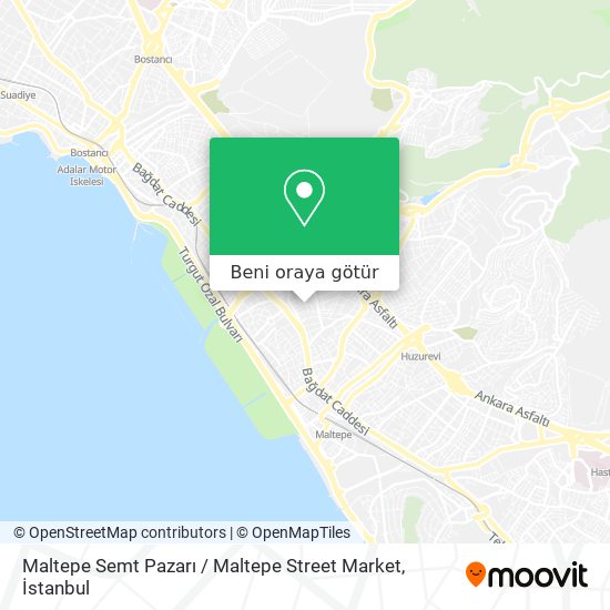 Maltepe Semt Pazarı / Maltepe Street Market harita