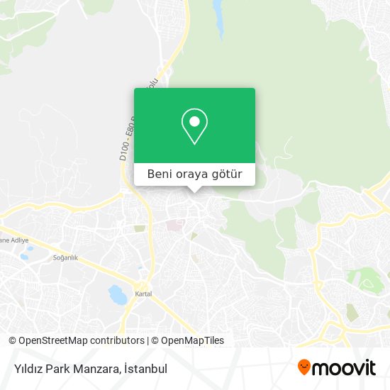 Yıldız Park Manzara harita