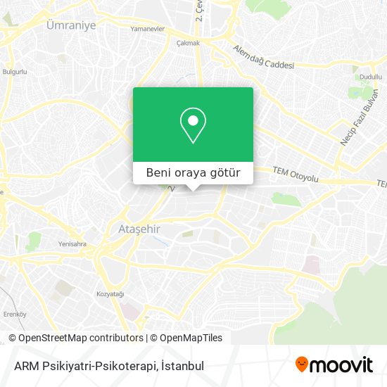 ARM Psikiyatri-Psikoterapi harita