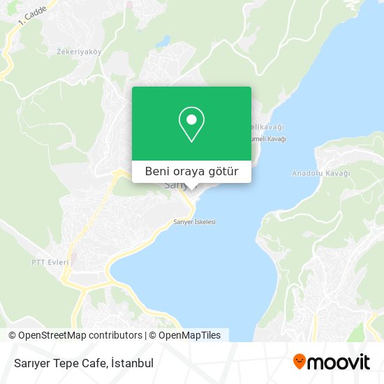 Sarıyer Tepe Cafe harita